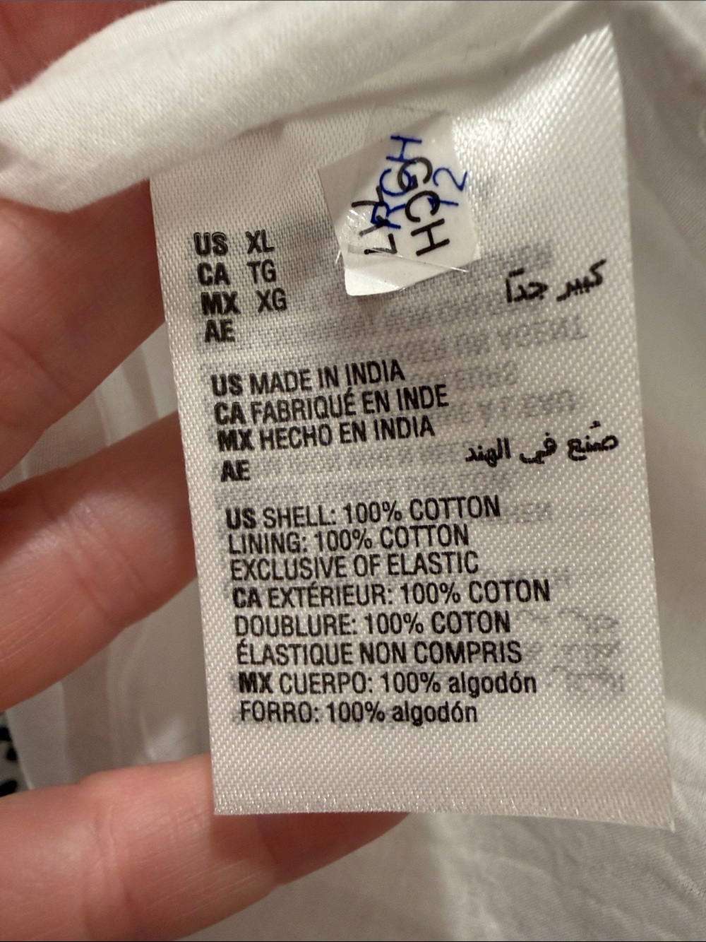 White Bubble Hem Midi Dress with Black Spot Print and Smocked Bodice - Picture 3 of 3
